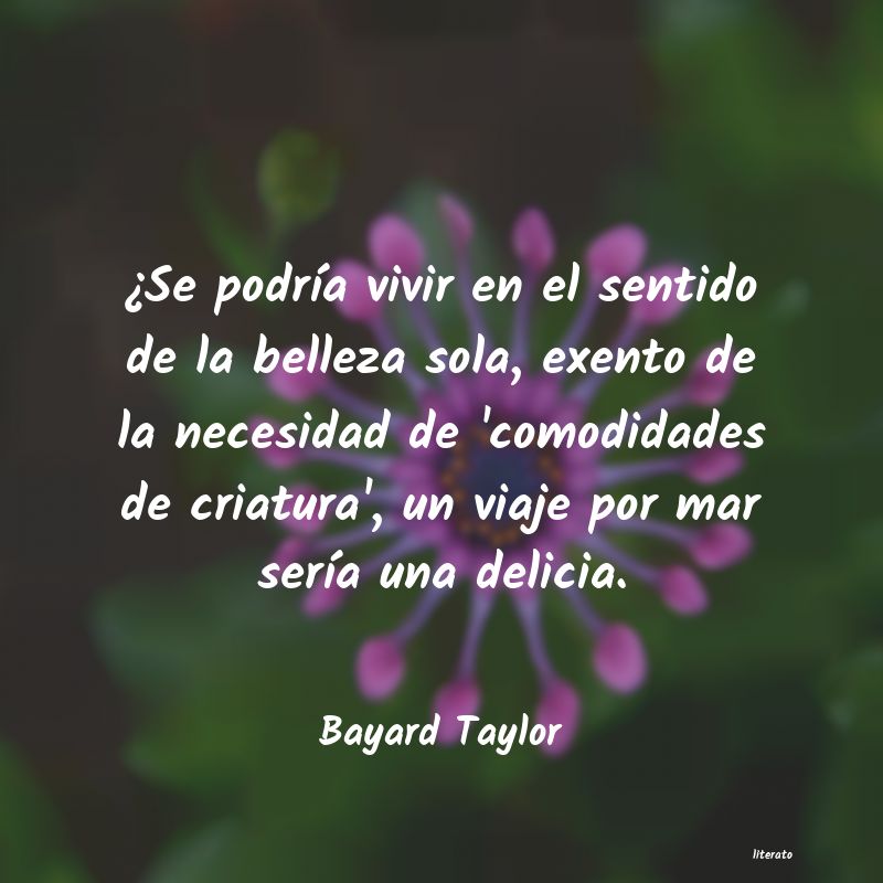 frases de Bayard Taylor