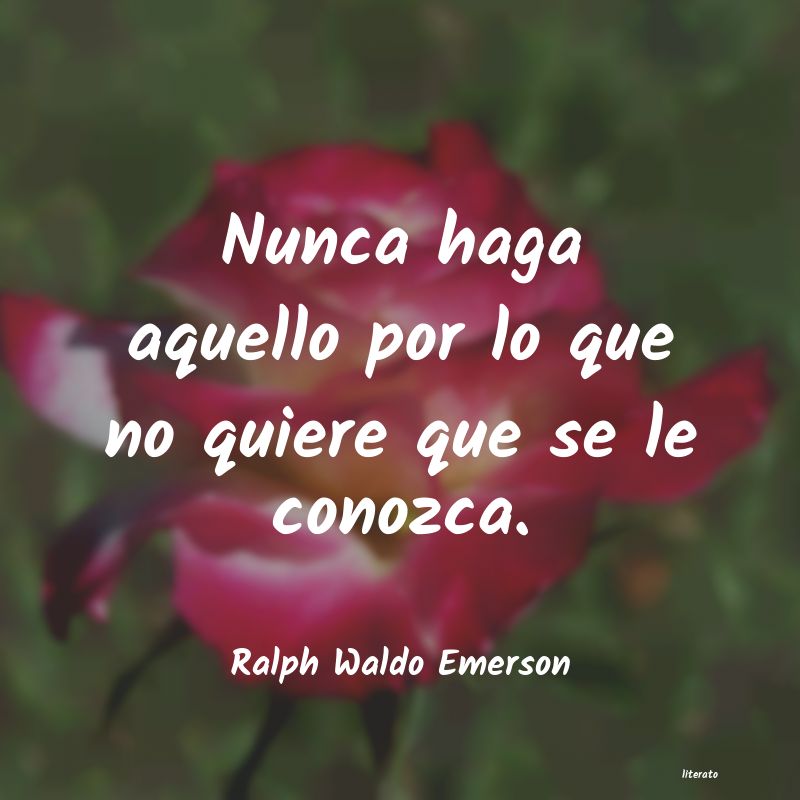 Frases de Ralph Waldo Emerson