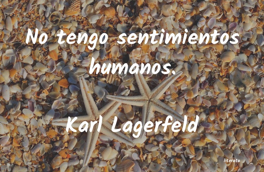 frases de Karl Lagerfeld