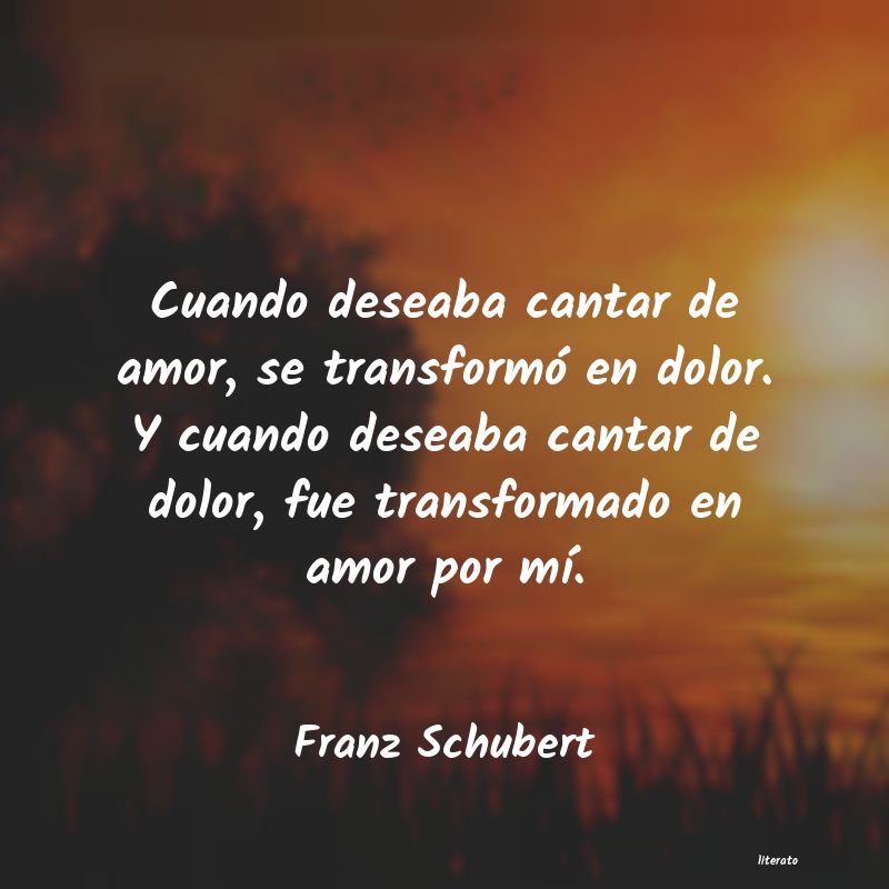 Frases de Franz Schubert