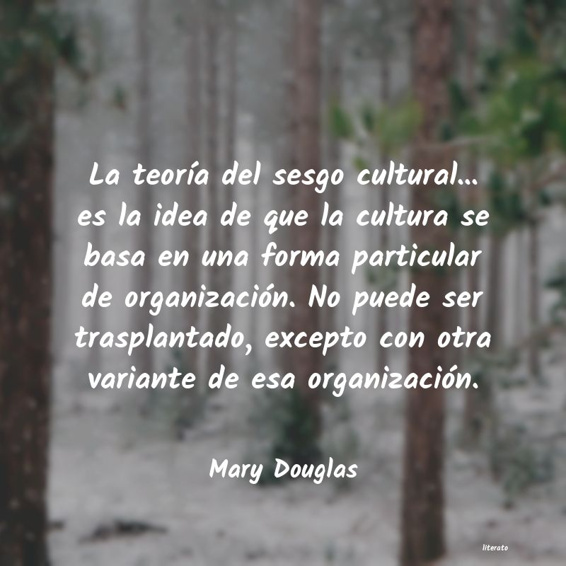 Frases de Mary Douglas