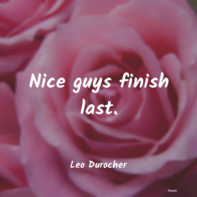 Frases de Leo Durocher