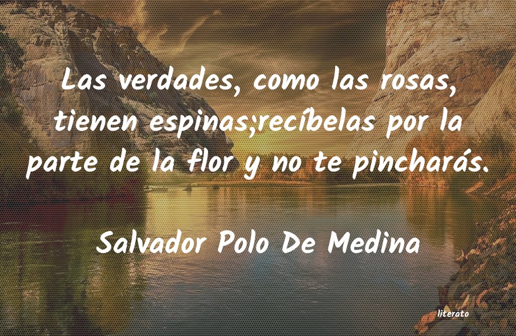 frases de Salvador Polo De Medina