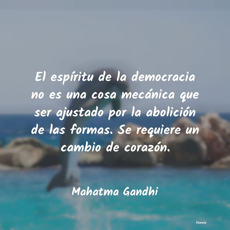 Frases de Mahatma Gandhi