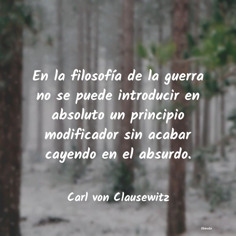 frases de Carl von Clausewitz