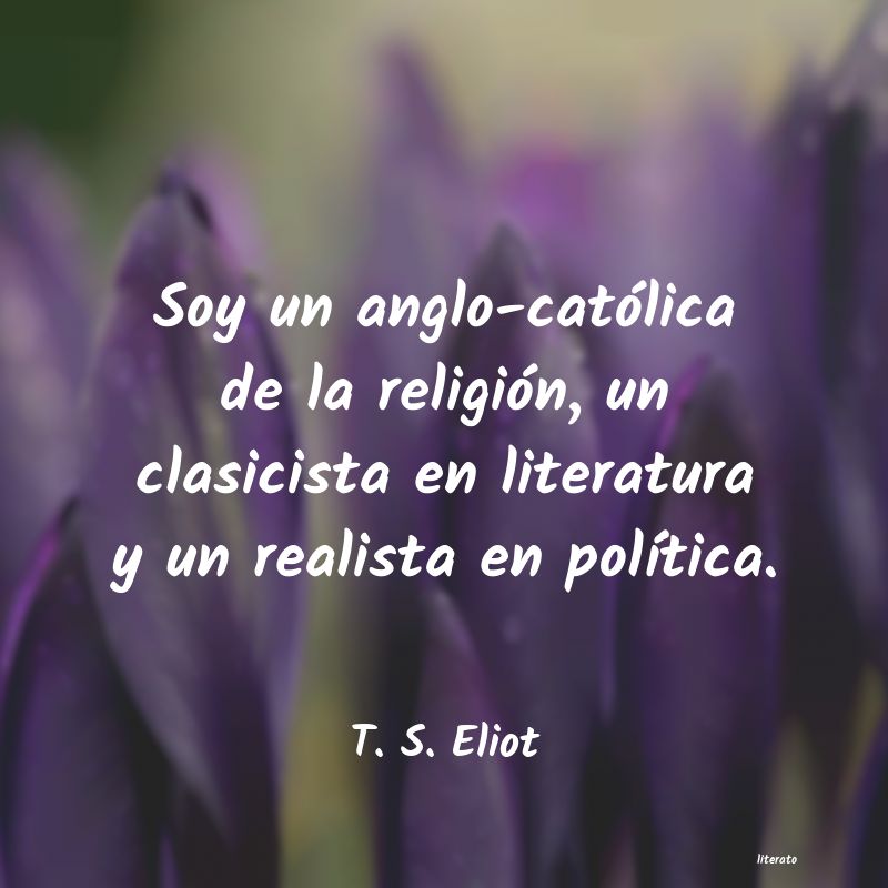 Frases de T. S. Eliot