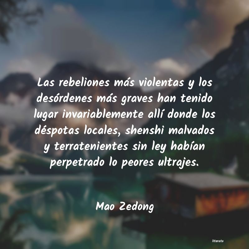 frases de Mao Zedong