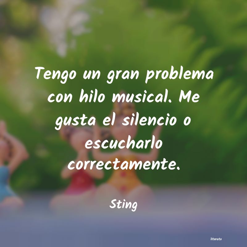 frases de Sting