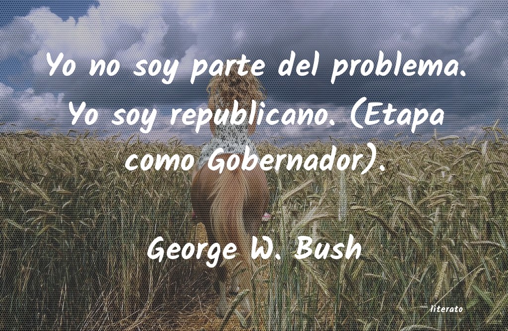 frases de George W. Bush