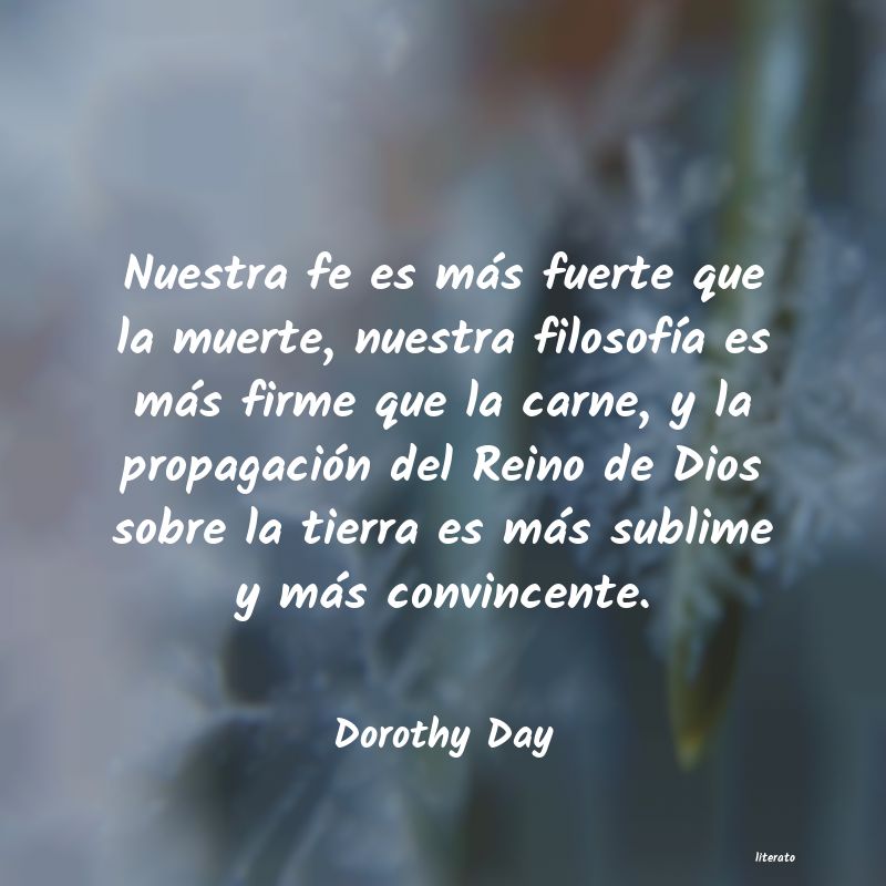 Frases de Dorothy Day