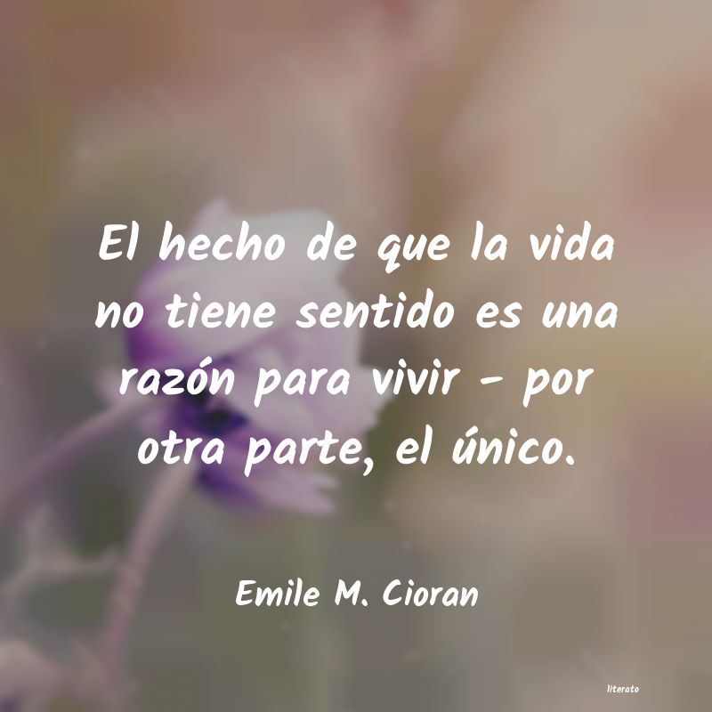 Frases de Emile M. Cioran