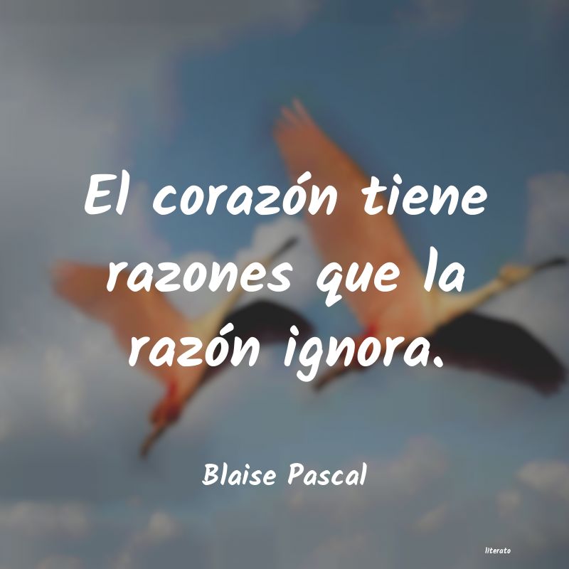 Frases de Blaise Pascal