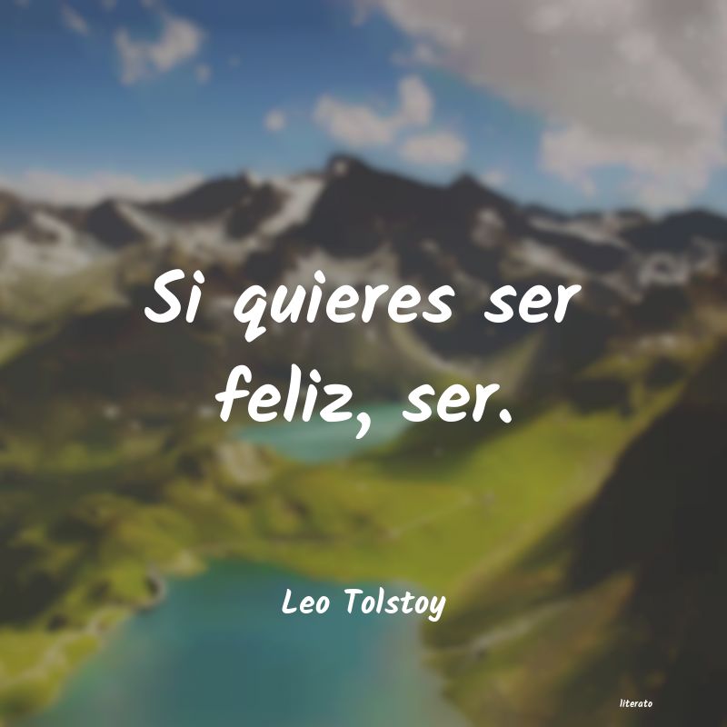 Frases de Leo Tolstoy