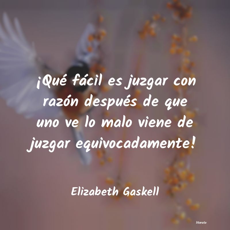 frases de Elizabeth Gaskell