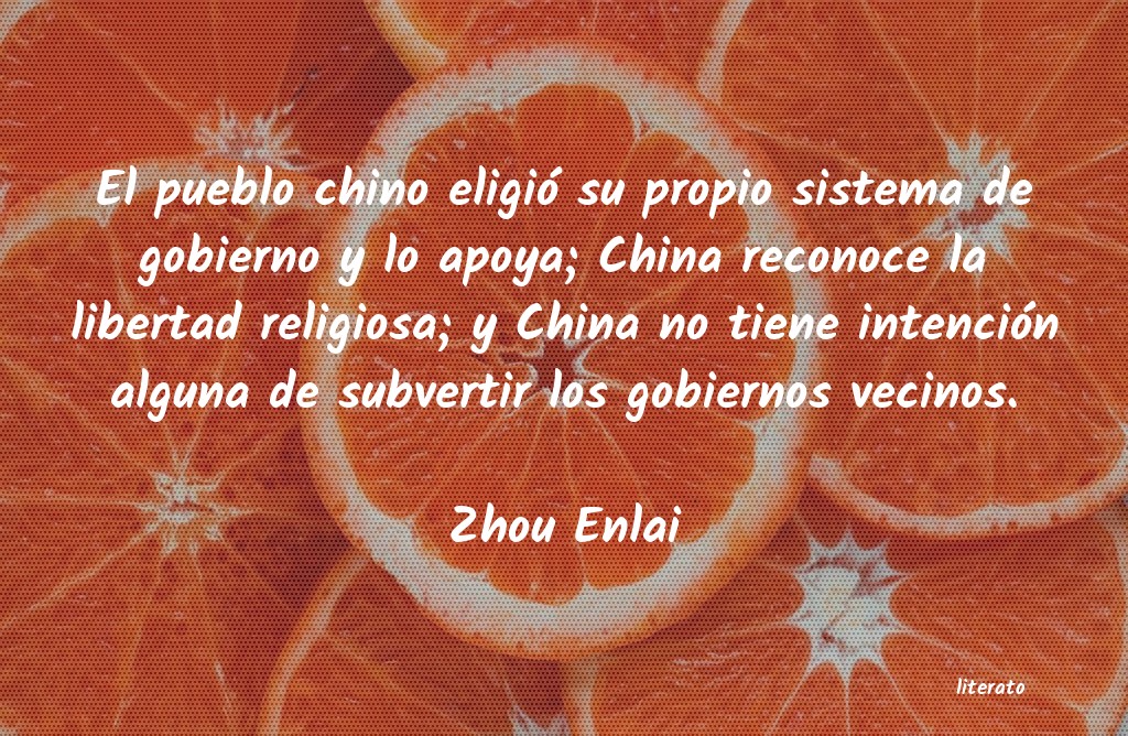 Frases de Zhou Enlai