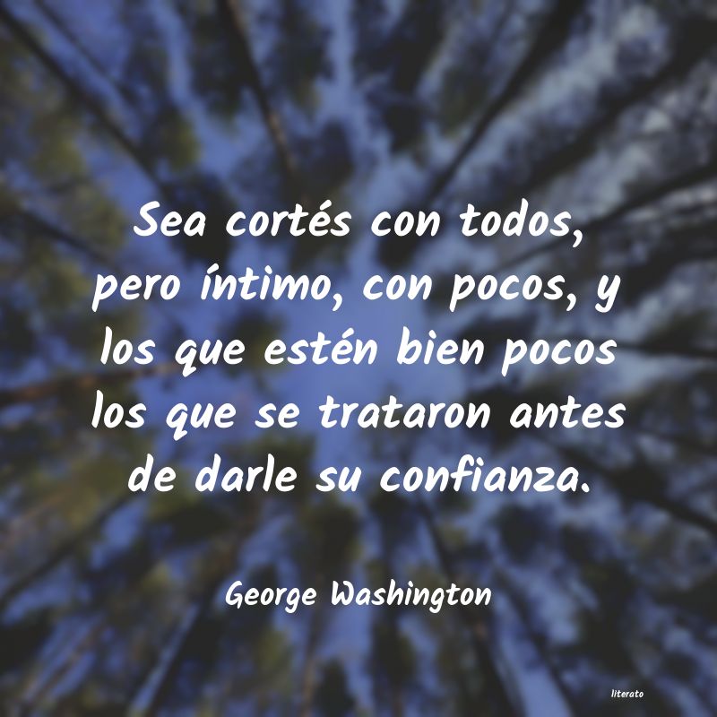 frases de George Washington