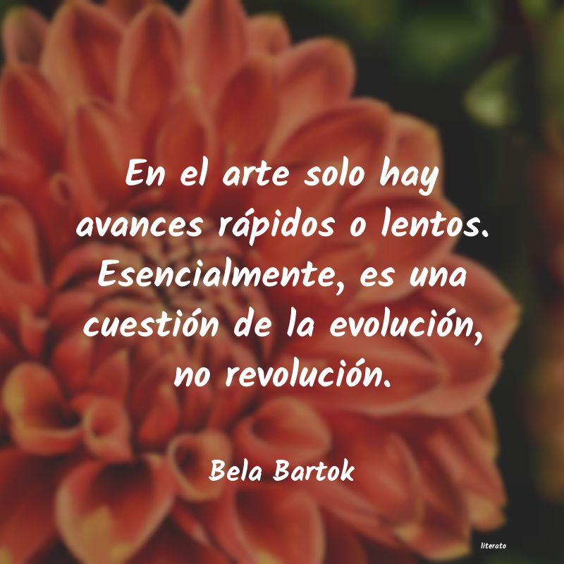 frases de Bela Bartok