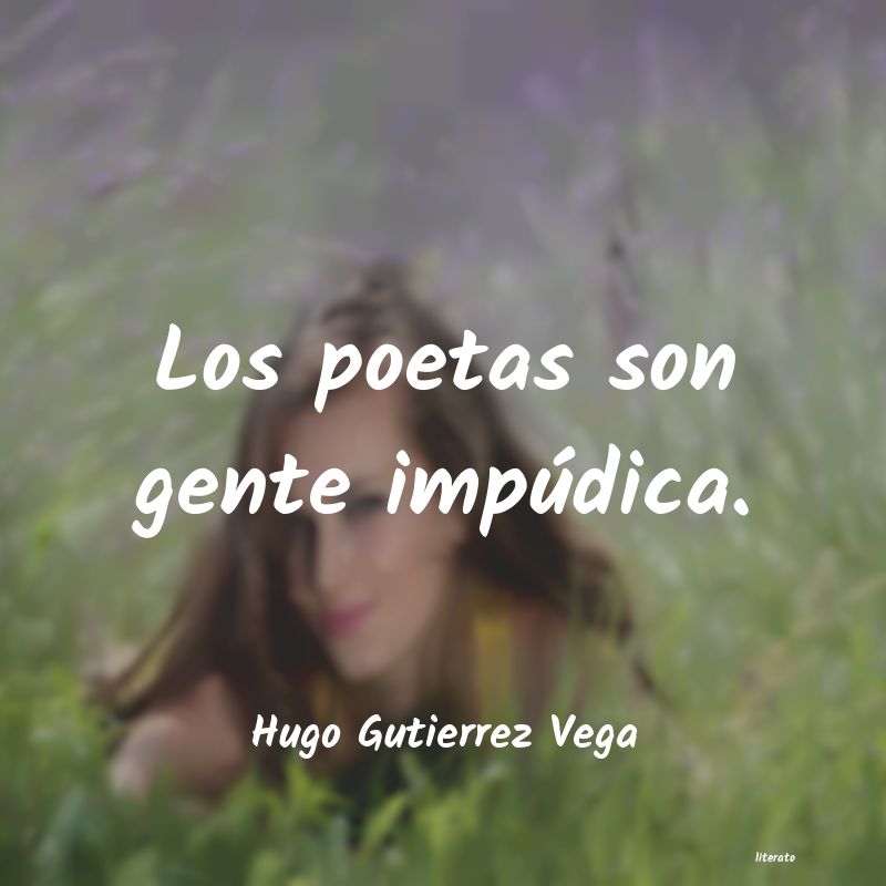 Frases de Hugo Gutierrez Vega