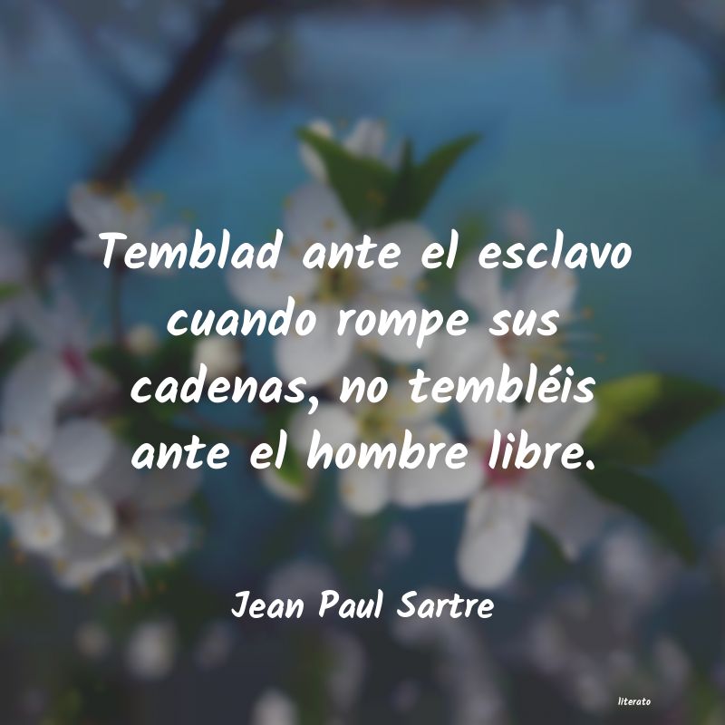 frases de Jean Paul Sartre