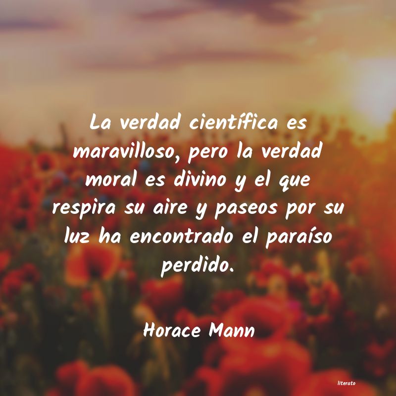 frases de Horace Mann