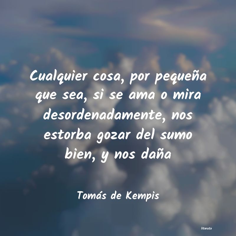 Frases de Tomás de Kempis