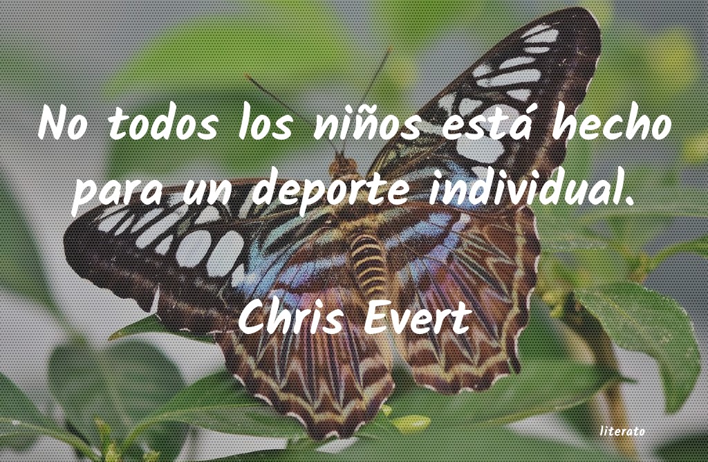 Frases de Chris Evert