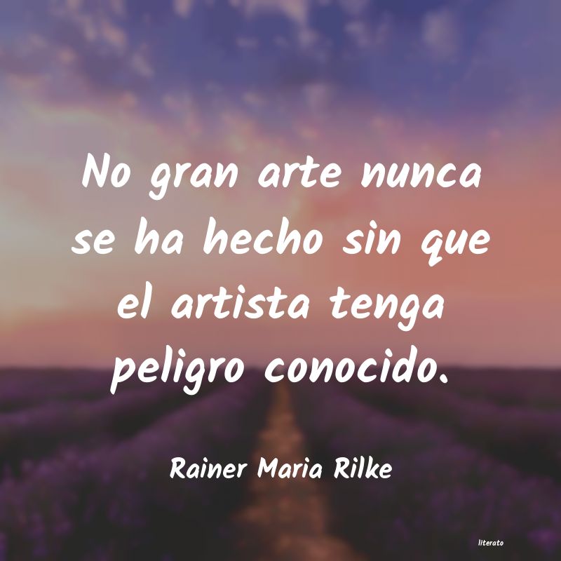 frases de Rainer Maria Rilke