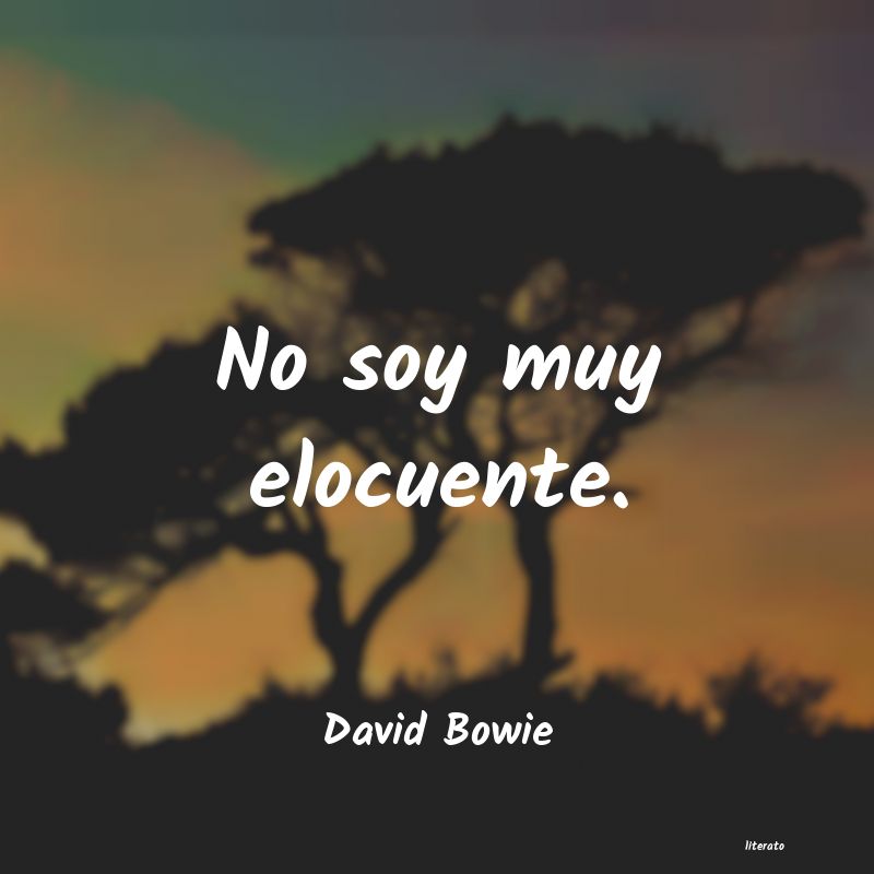 frases de David Bowie