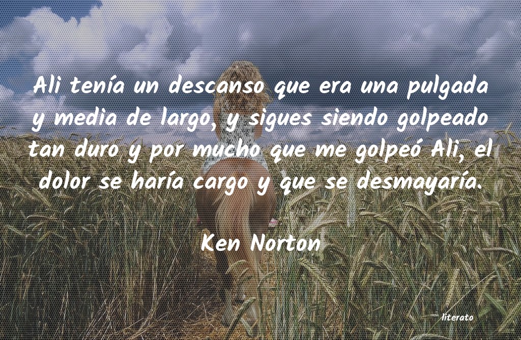 Frases de Ken Norton