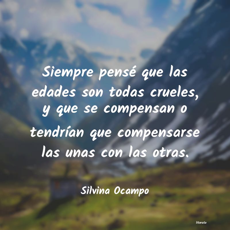 Frases de Silvina Ocampo