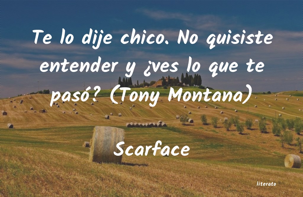 Frases de Scarface