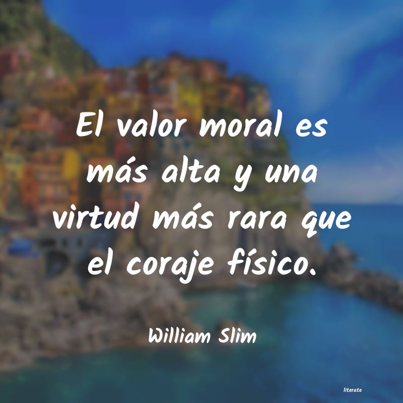 Frases de William Slim