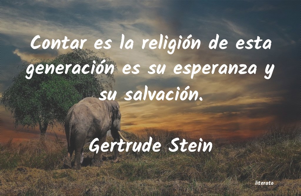frases de Gertrude Stein