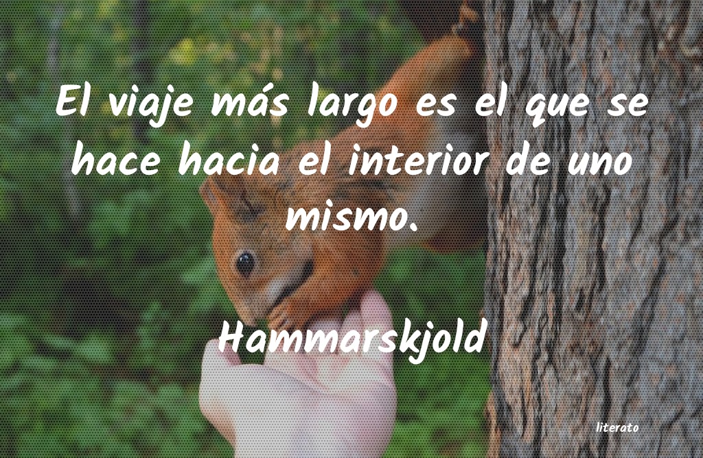 frases de Hammarskjold