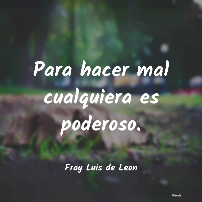 Frases de Fray Luis de Leon