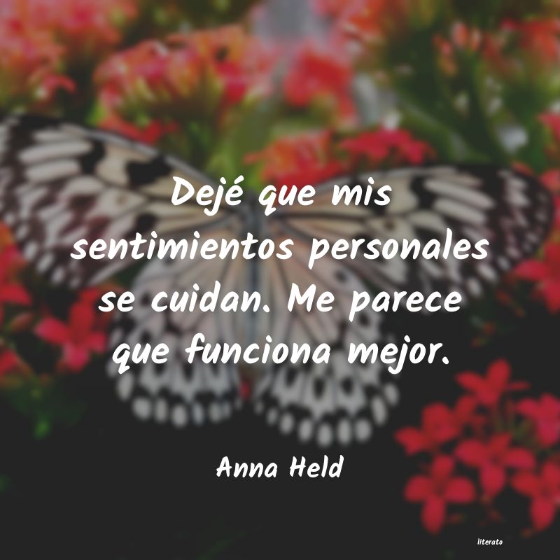 frases de Anna Held