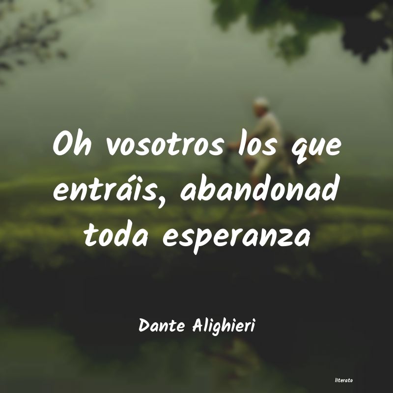 Frases de Dante Alighieri