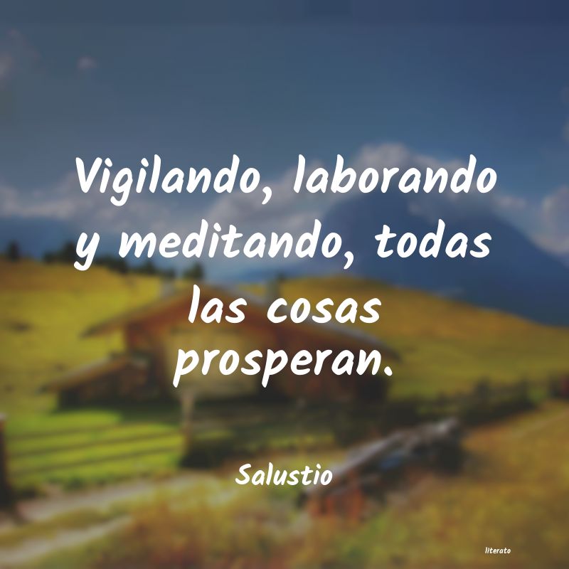 Frases de Salustio