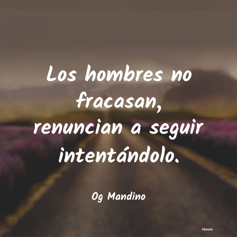 frases de Og Mandino