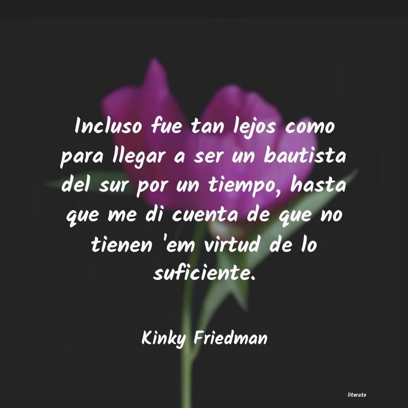 Frases de Kinky Friedman