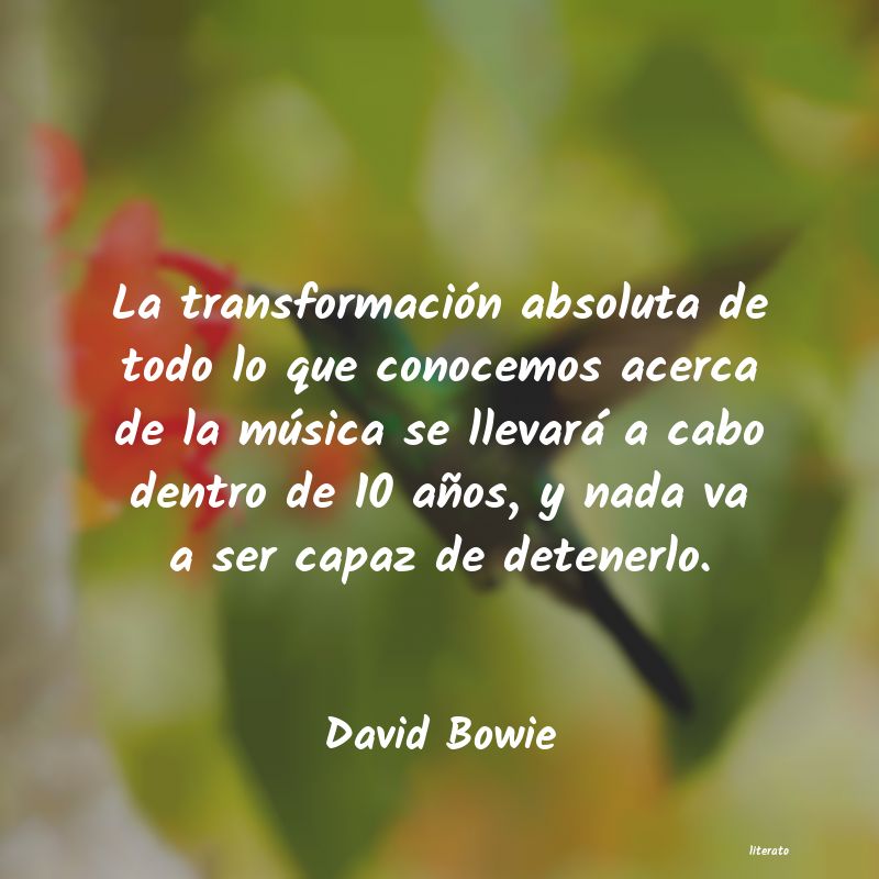 Frases de David Bowie