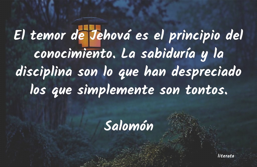 Frases de Salomón
