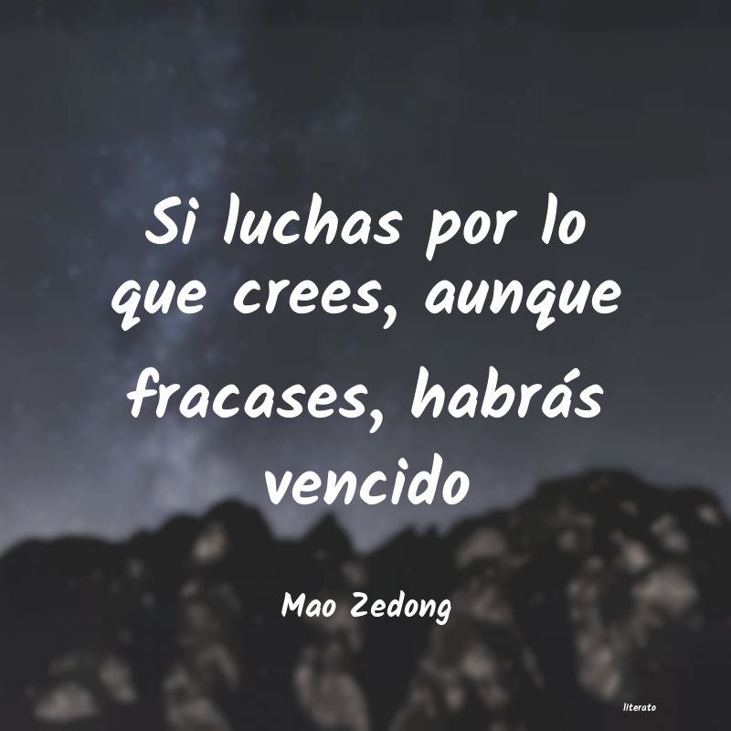 frases de Mao Zedong