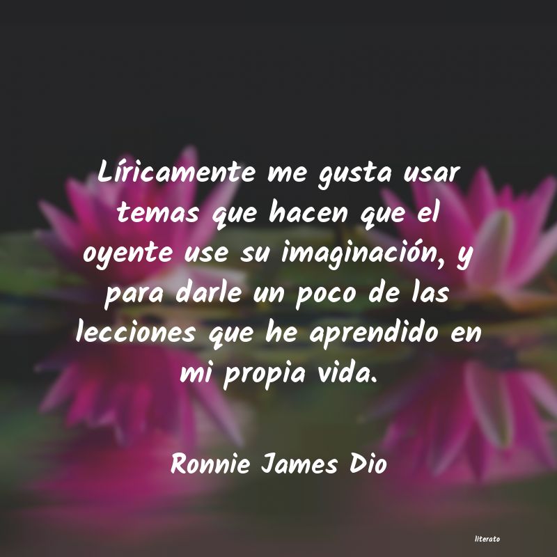 Frases de Ronnie James Dio