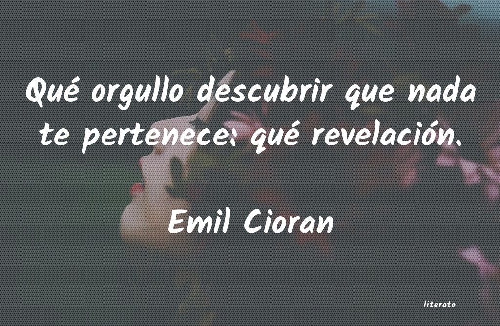 frases de Emil Cioran