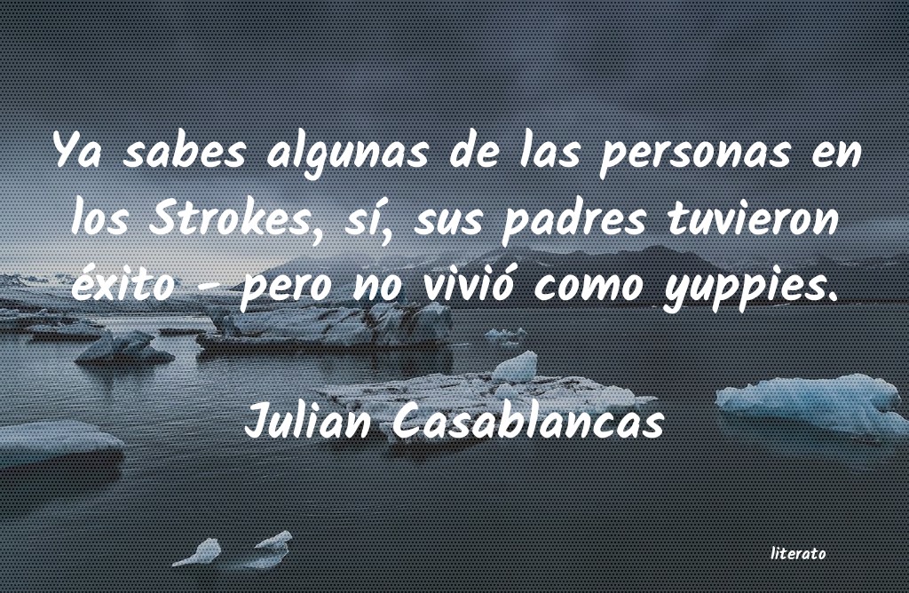 Frases de Julian Casablancas