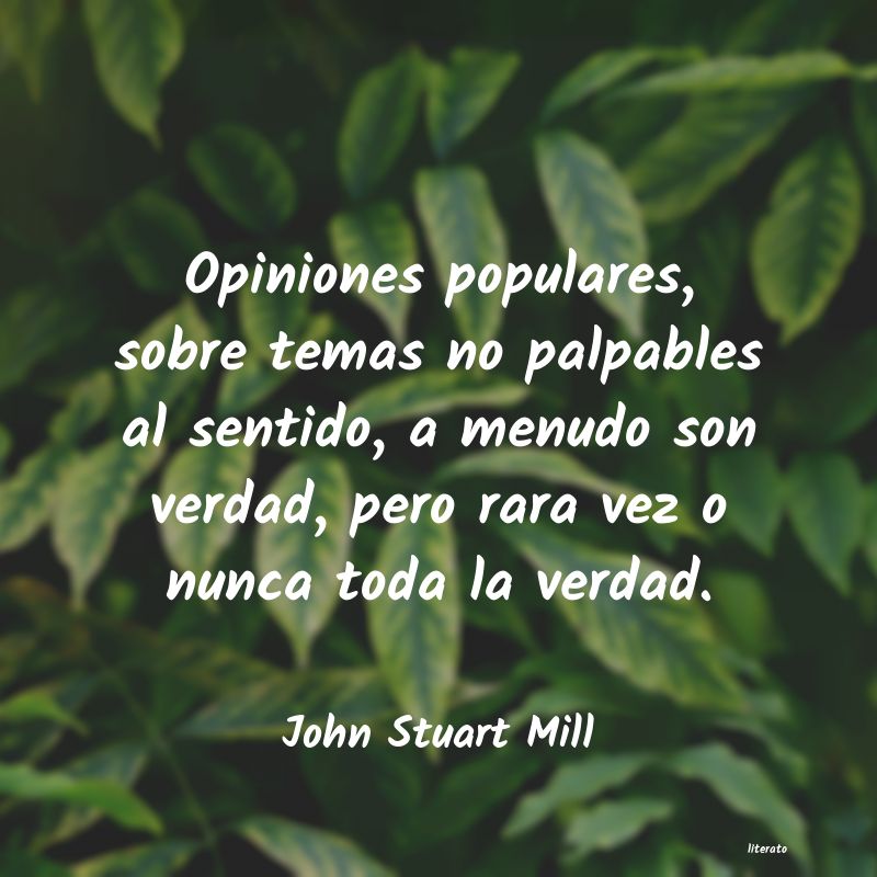 Frases de John Stuart Mill