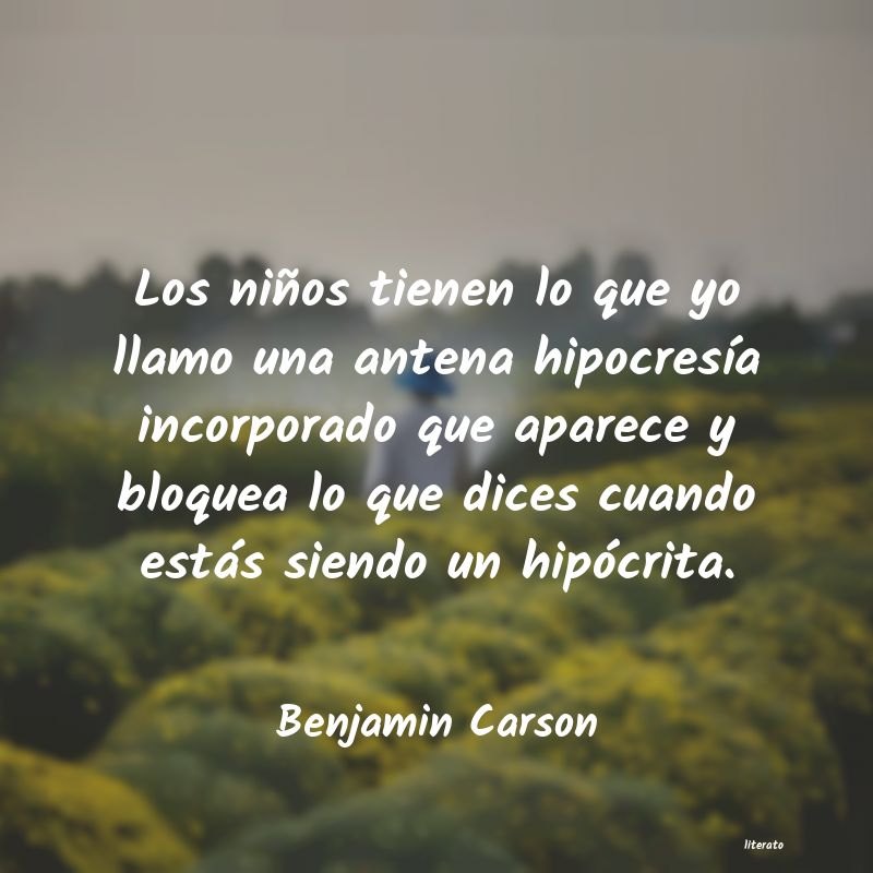 frases de Benjamin Carson
