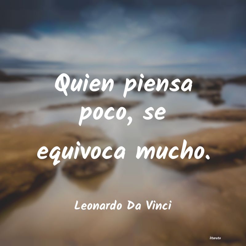 Frases de Leonardo Da Vinci