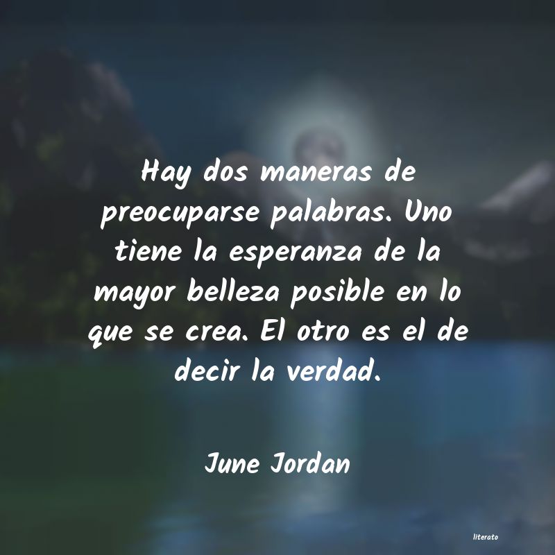 frases de June Jordan